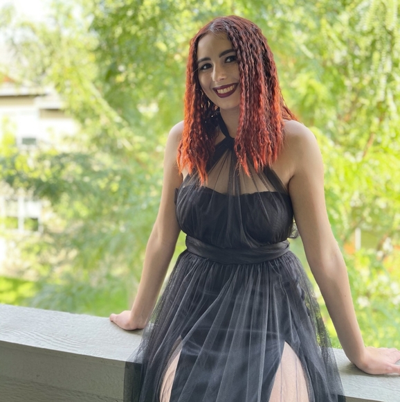 Black Prom Dress - Picture 3 of 6